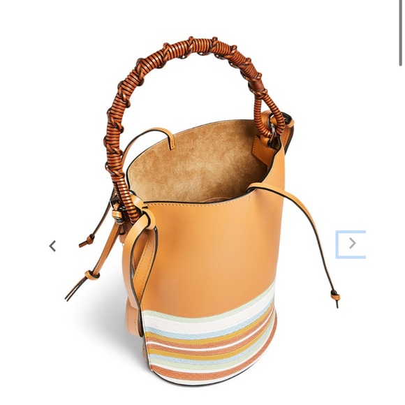 Loewe leather and snake skin bucket bag - Picture 2 of 3